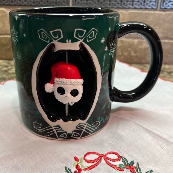 Santa Jack Mug 25 Years Tim Burton Nightmare Before Christmas 3D Spinner Head - Picture 1 of 8